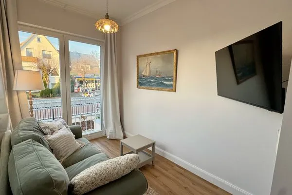 Wohnzimmer  Villa Johanna App. 2 - maritimes Wohnen in bester Lage mit Südbalkon & Garten