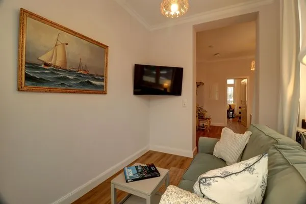 Wohnzimmer  Villa Johanna App. 2 - maritimes Wohnen in bester Lage mit Südbalkon & Garten