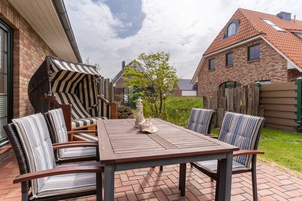  Haus Strandkoje Ording - Terrasse