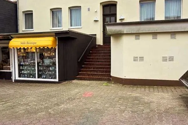 Fassade / Eingang Ferienhaus Strandstraße 17 Ferienwohnung 1