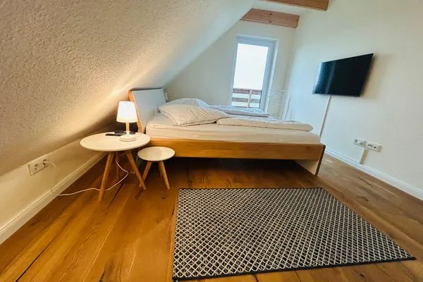 Schlafzimmer  Ferienwohnung Hafenblick