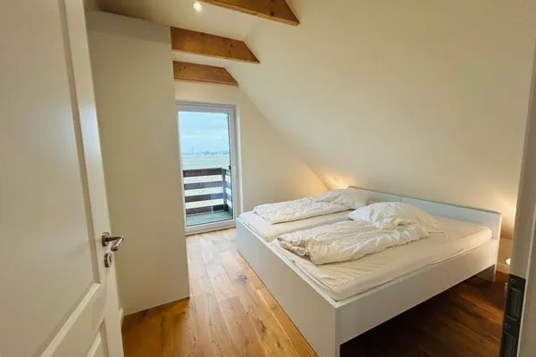 Schlafzimmer  Ferienwohnung Hafenblick