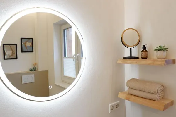Badezimmer Detail  Ferienhaus Landliv Stuuv