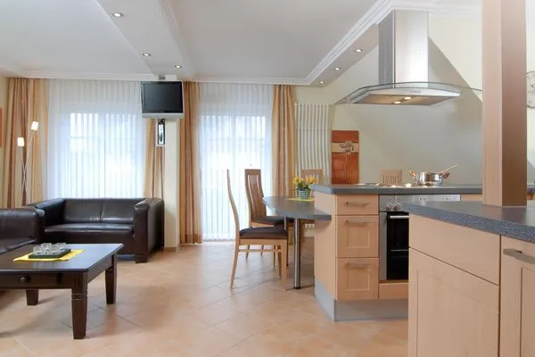 Wohnzimmer Haus am Meer Ferienwohnung Denise