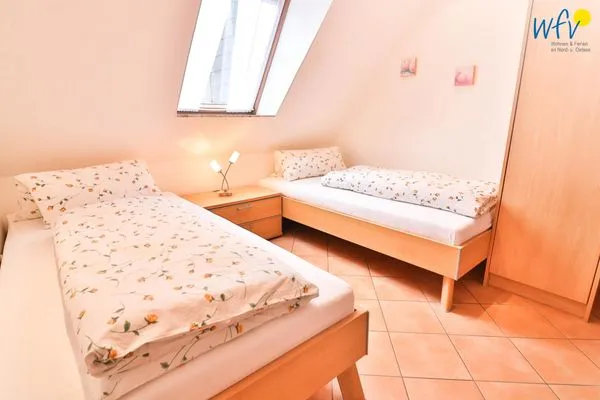 Schlafzimmer Haus am Meer Ferienwohnung Denise