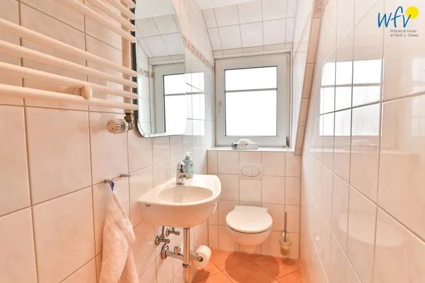 Gäste-WC Haus am Meer Ferienwohnung Denise
