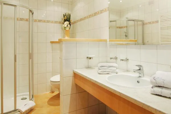 Badezimmer Haus am Meer Ferienwohnung Therese