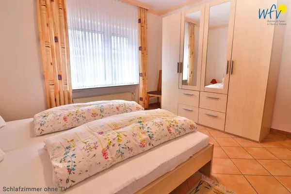 Schlafzimmer Haus am Meer Ferienwohnung Therese