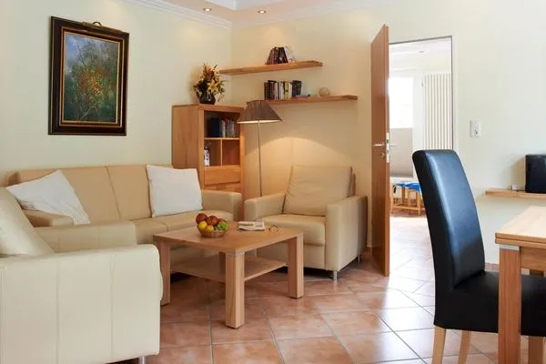 Wohnzimmer Haus am Meer Ferienwohnung Sascha