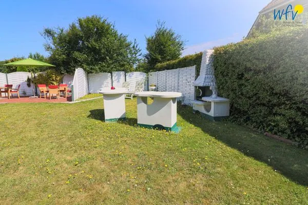 Garten Haus am Meer Ferienwohnung Sascha