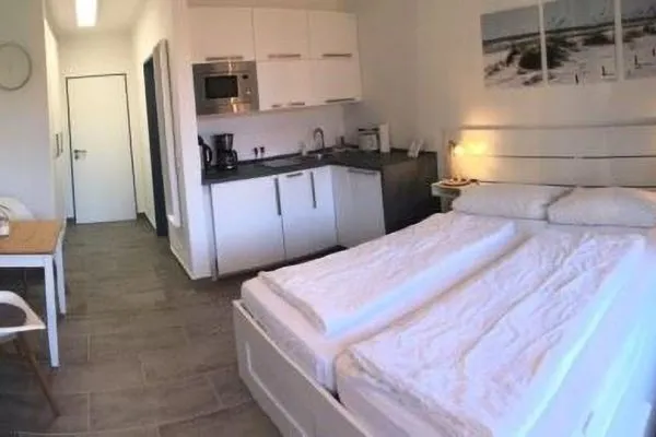 Wohnzimmer  Ferienwohnung Haffblick A8 am Salzhaff