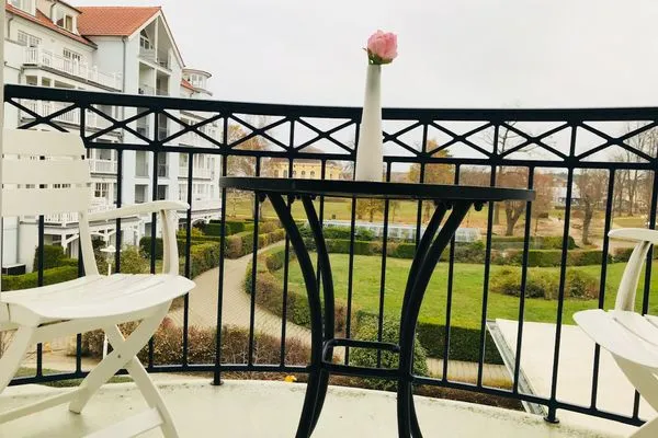 Balkon  Haus am Park Ferienwohnung 24