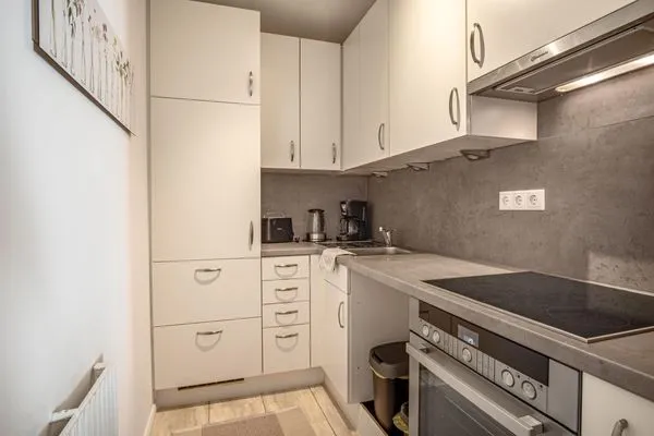 Küche / Küchenzeile  Ferienwohnung Blick auf die Eckernförder Bucht