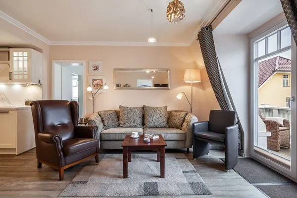 Wohnzimmer  Ferienwohnung Valencia am Rosenhof