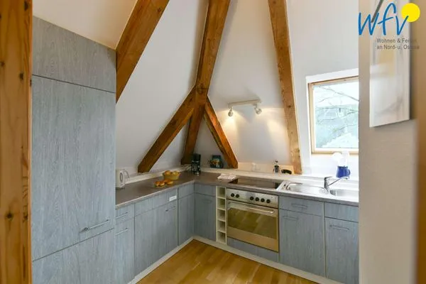 Küche / Küchenzeile Weisses Rössl Ferienwohnung Schwalbennest