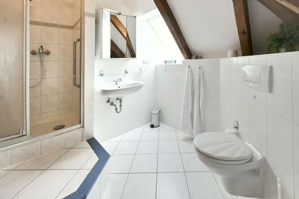 Badezimmer Weisses Rössl Ferienwohnung Schwalbennest