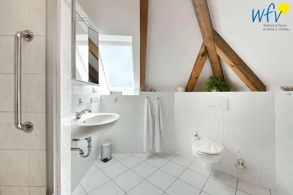 Badezimmer Weisses Rössl Ferienwohnung Schwalbennest