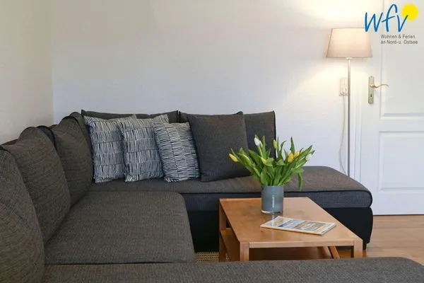 Wohnzimmer Villa Malte Ferienwohnung Ostseetraum