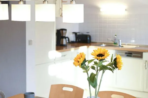 Wohnzimmer Villa Malte Ferienwohnung Ostseetraum