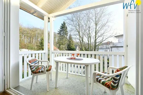 Balkon Villa Malte Ferienwohnung Ostseetraum