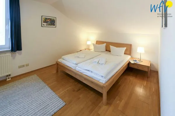 Schlafzimmer Villa Malte Ferienwohnung Ostseetraum
