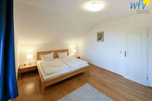 Schlafzimmer Villa Malte Ferienwohnung Ostseetraum