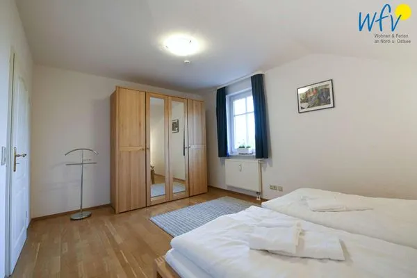 Schlafzimmer Villa Malte Ferienwohnung Ostseetraum