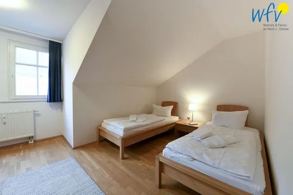 Schlafzimmer Villa Malte Ferienwohnung Ostseetraum