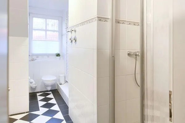 Badezimmer Villa Malte Ferienwohnung Ostseetraum