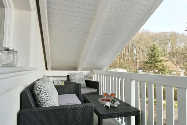Balkon Villa Malte Ferienwohnung Ostseetraum