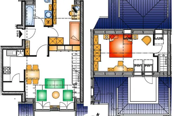 Grundriss  Villa Antonia Ferienwohnung 10