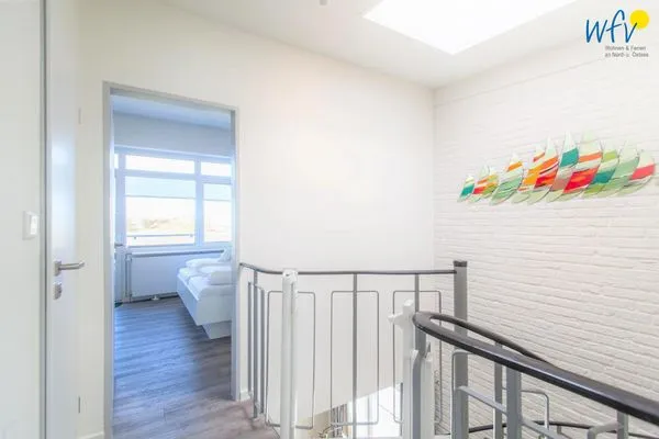Treppe Haus Dünenblick Ferienwohnung 1