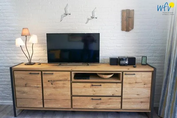 Wohnzimmer Haus Dünenblick Ferienwohnung 1