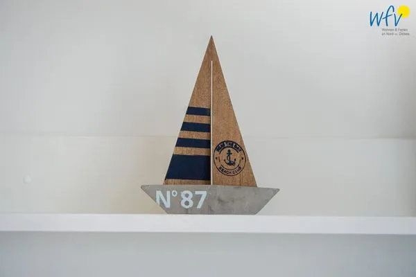 Dekoratives Detail Haus Dünenblick Ferienwohnung 1