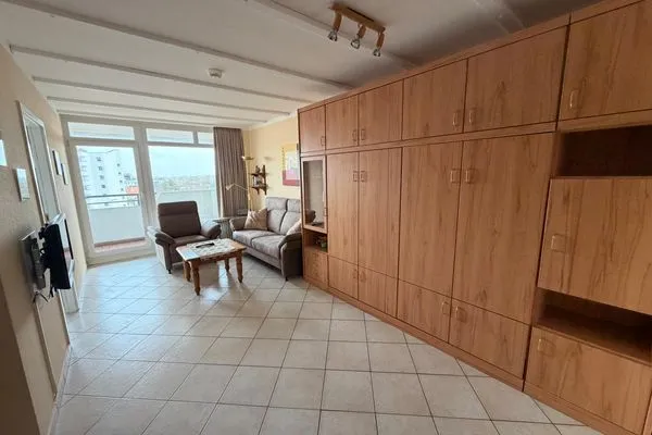 Wohnzimmer Panorama Whg 80, 5. OG