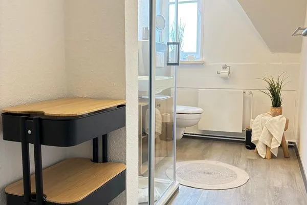 Badezimmer  Ferienwohnung Insel - Auszeit Pellworm