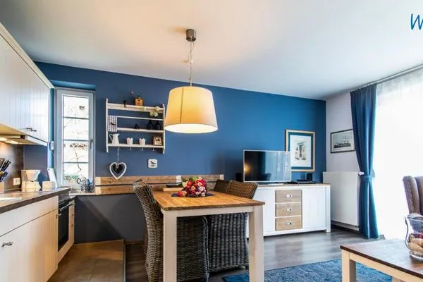 Wohnzimmer Haus Friesengut Ferienwohnung Austernfischer