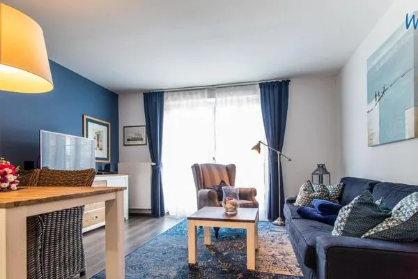 Wohnzimmer Haus Friesengut Ferienwohnung Austernfischer