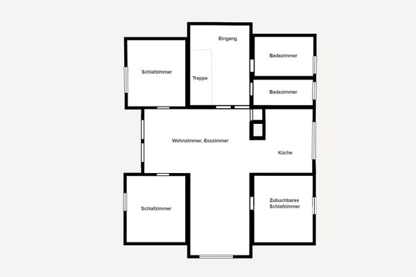  Dünenhaus_02 Dorf - Grundriss