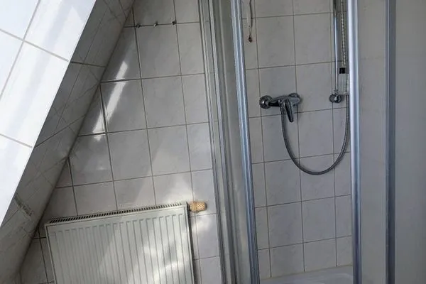 Badezimmer  Fewo "An de Waterkant" - Leuchtturmblick, Balkon