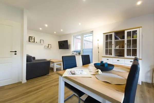 Wohnzimmer  Ferienhaus Seemöwennest