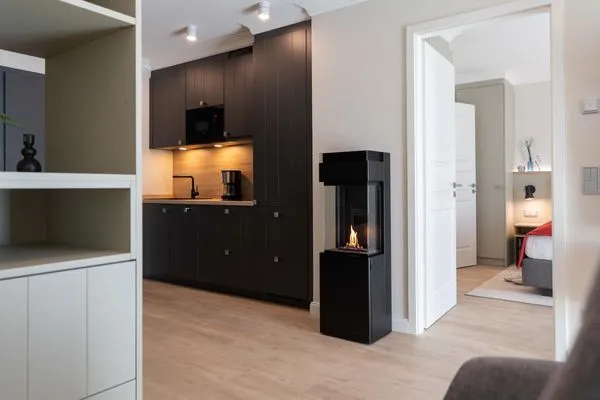 Kamin-/Ofen  Apartment Kranichsruh 1