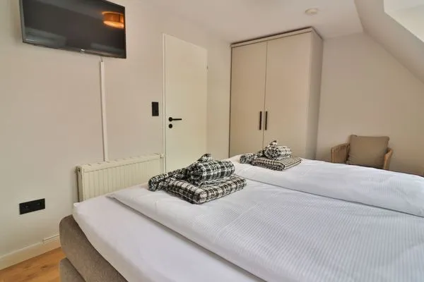 Schlafzimmer  Ferienhaus Seeschwalbe 12/2