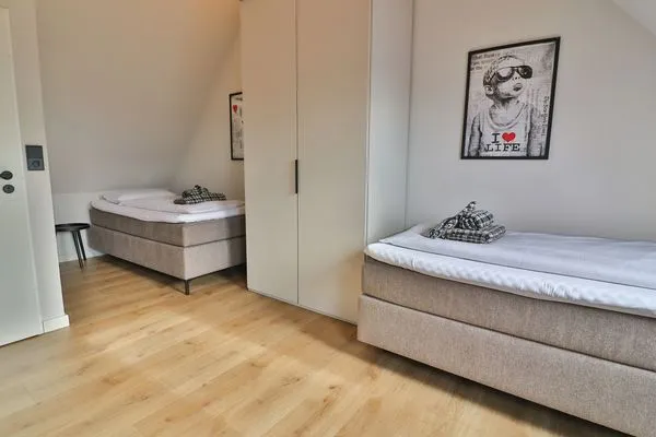 Schlafzimmer  Ferienhaus Seeschwalbe 12/2