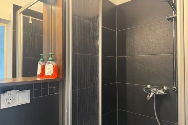 Badezimmer  Gemütliches Appartement "Emma" in Halle inklusive Stellplatz