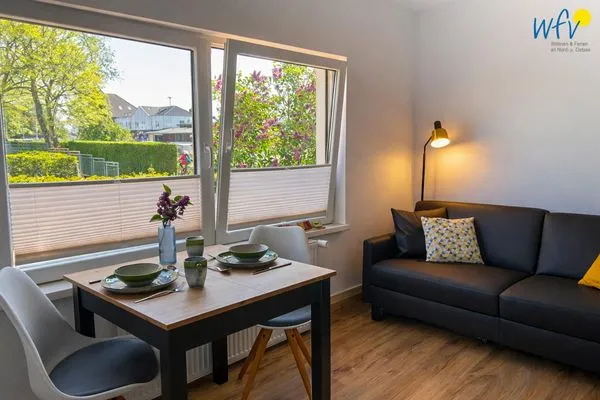 Wohnzimmer Haus Rinelde Ferienwohnung "Deck 1"