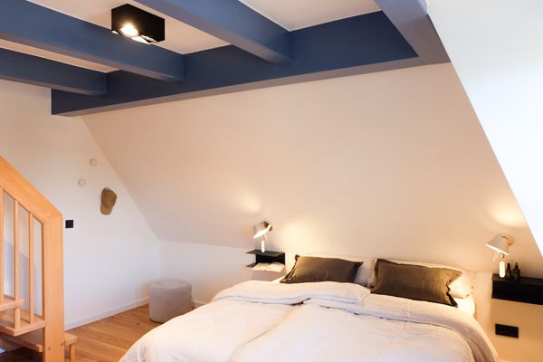  BLAUSAND im Malergarten Ahrenshoop - Schlafzimmer