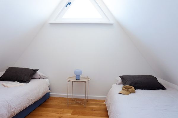  BLAUSAND im Malergarten Ahrenshoop - Schlafzimmer