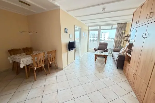 Wohnzimmer Panorama Whg 80, 5. OG