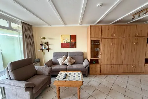 Wohnzimmer Panorama Whg 80, 5. OG